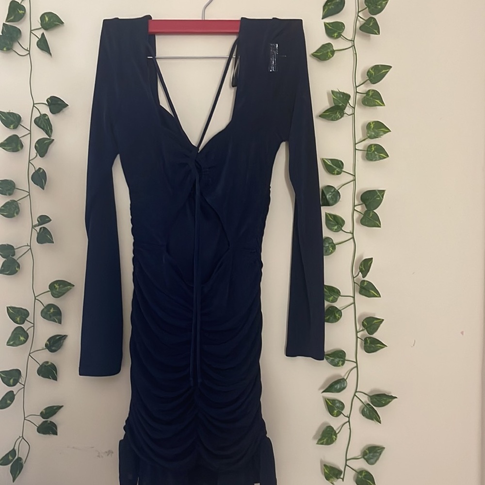 -long sleeve dress- - Picture 6 of 6